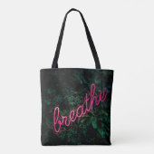 Breator Curved Word Art Street 3D Art Signa Tote Bag (Achterkant)