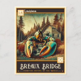 Breaux Bridge, Louisiana |  Briefkaart