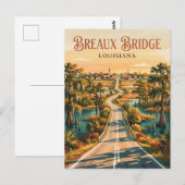 Breaux Bridge VS Briefkaart (Voorkant / Achterkant)