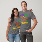 Breaux Crawfish Beads Mardi Gras Party Mask Costum T-shirt (Unisex)