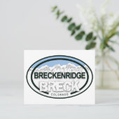BRECK - Breckenridge Colorado Rocky Mountains Briefkaart (Staand voorkant)