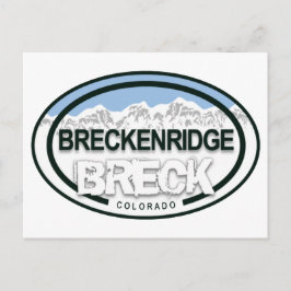 BRECK - Breckenridge Colorado Rocky Mountains Briefkaart