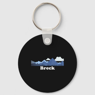 Breck Colorado Rocky Mountains Co Souvenir Klimmen Sleutelhanger