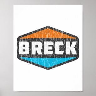 Breck Skiën Breckenridge Ski Colorado Snowboardin Poster