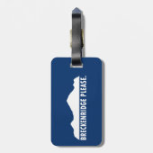 Breckenridge alsjeblieft bagagelabel (Achterkant verticaal)