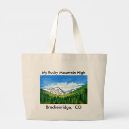 Breckenridge CO boodschappentas The MUSEUM Zazzle  Grote Tote Bag