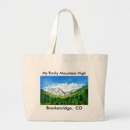Breckenridge CO boodschappentas The MUSEUM Zazzle Grote Tote Bag