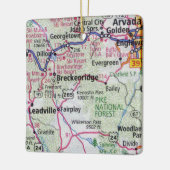 Breckenridge CO en Leadville Keramisch Ornament (Links)