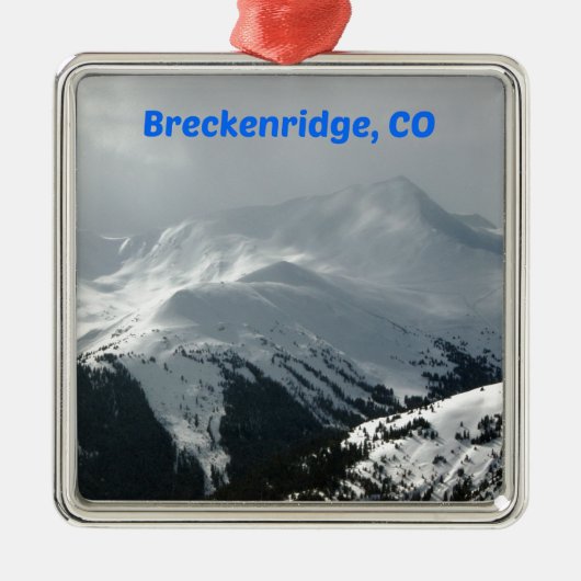 Breckenridge, CO Metalen Ornament (Voorkant)