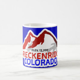 Breckenridge CO Skiing  Mug Koffiemok