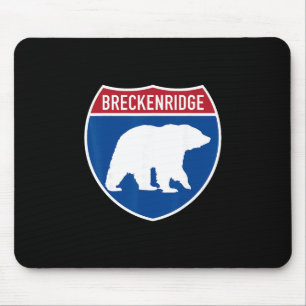 Breckenridge Colorado Beer Co Highway Interstate Z Muismat