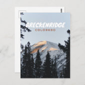 Breckenridge Colorado berg foto Briefkaart (Voorkant / Achterkant)