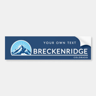 Breckenridge Colorado bergskigebied Bumpersticker
