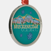 Breckenridge Colorado bergsnowflake ornament (Rechts)