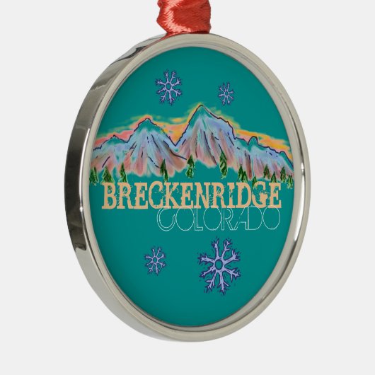 Breckenridge Colorado bergsnowflake ornament (Rechts)
