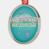 Breckenridge Colorado bergsnowflake ornament (Links)