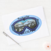 Breckenridge Colorado blue goggle sticker (Envelop)