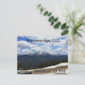 Breckenridge, Colorado briefkaart (Staand voorkant)