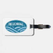 Breckenridge Colorado buitenshuis Bagagelabel (Achterkant horizontaal)