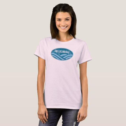 Breckenridge Colorado buitenshuis T-shirt (Voorkant volledig)