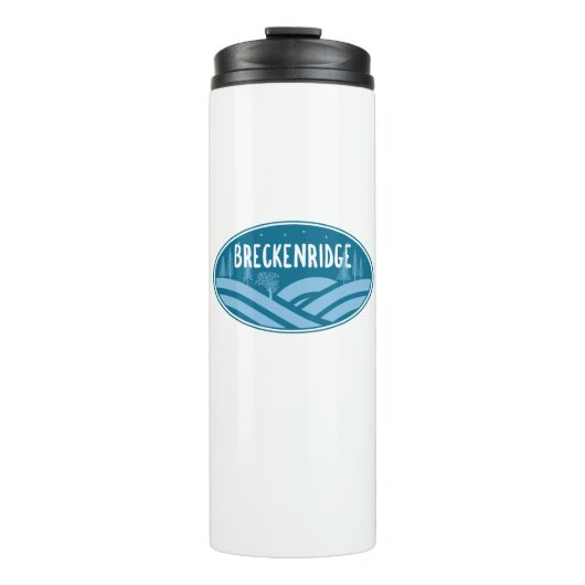 Breckenridge Colorado buitenshuis Thermosbeker (Voorkant)