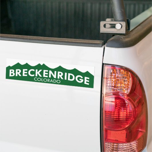 Breckenridge Colorado Bumpersticker (Op Truck)
