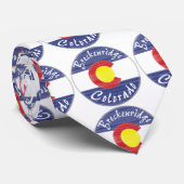 Breckenridge Colorado cirkeldas Stropdas (Opgerold)