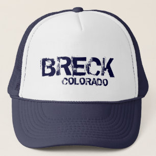 Breckenridge Colorado eenvoudig marineblauw pet