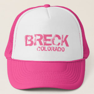 Breckenridge Colorado eenvoudig roze pet