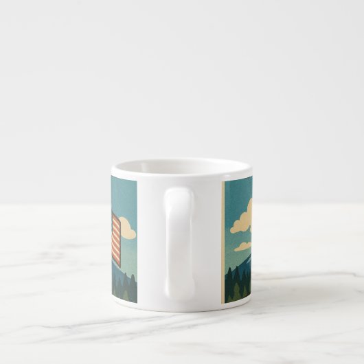 Breckenridge Colorado Espresso Cup Espresso Kop (Achterkant)