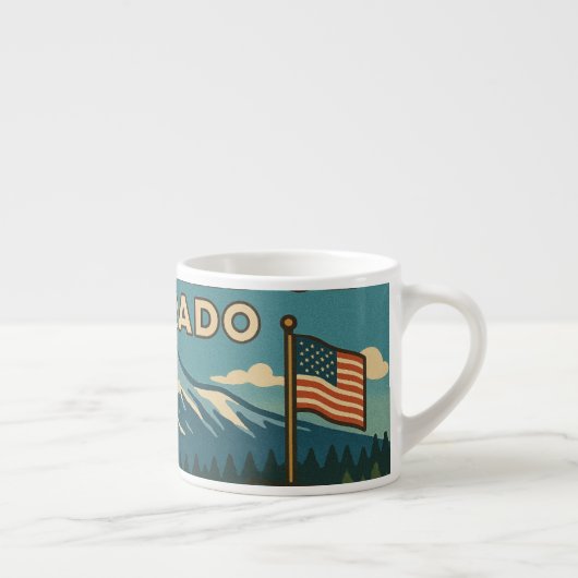 Breckenridge Colorado Espresso Cup Kop (Rechts)