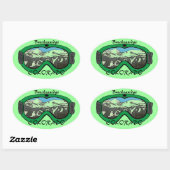 Breckenridge Colorado groene stickers (Vel)