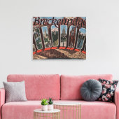 Breckenridge, colorado - grote letterscènes canvas afdruk (Insitu (Woonkamer))