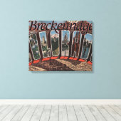 Breckenridge, colorado - grote letterscènes canvas afdruk (Insitu (Houten vloer))