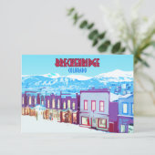 Breckenridge Colorado in het binnenstadgebergte — (Staand voorkant)