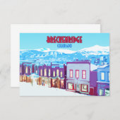 Breckenridge Colorado in het binnenstadgebergte — (Voorkant / Achterkant)