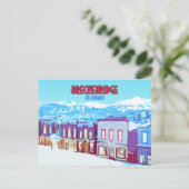 Breckenridge Colorado in het binnenstadgebergte Briefkaart (Staand voorkant)