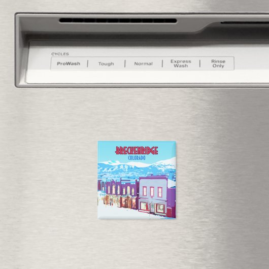 Breckenridge Colorado in het binnenstadgebergte Magneet (Insitu (Vaatwasser))