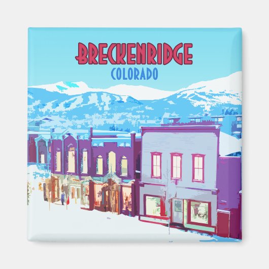 Breckenridge Colorado in het binnenstadgebergte Magneet (Voorkant)