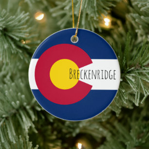 Breckenridge - COLORADO Keramisch Ornament