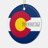 Breckenridge - COLORADO Keramisch Ornament (Links)