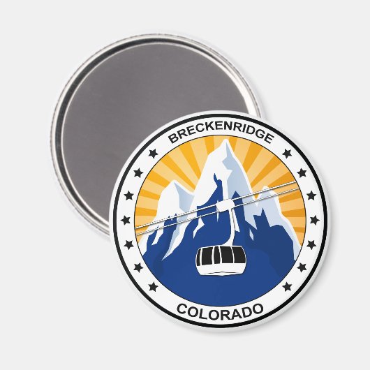 Breckenridge Colorado Magneet (Voorkant / Achterkant)