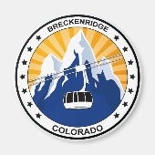 Breckenridge Colorado Magneet (Voorkant)
