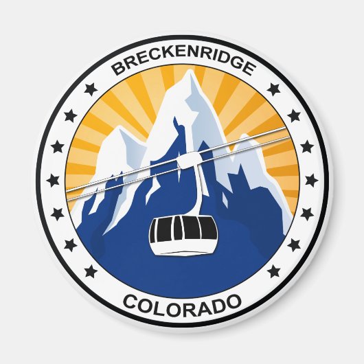 Breckenridge Colorado Magneet (Voorkant)