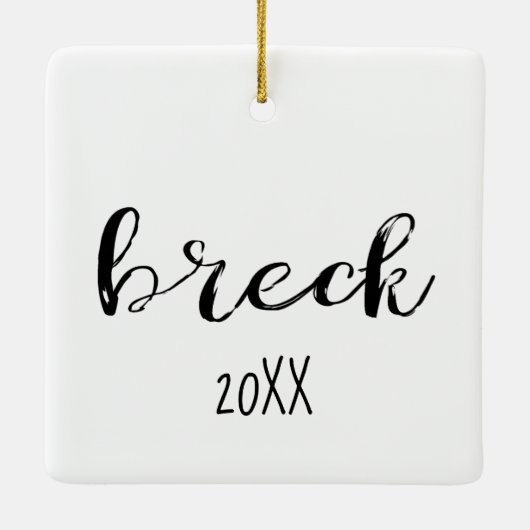 Breckenridge, Colorado Ornament (Achterkant)