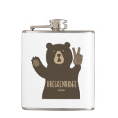 Breckenridge Colorado Peace Beer Heupfles (Voorkant)