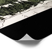 Breckenridge Colorado Pencil/Pen Illustratie Poster (Hoek)