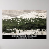 Breckenridge Colorado Pencil/Pen Illustratie Poster (Voorkant)
