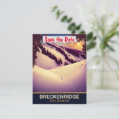 Breckenridge, Colorado, Reizen Briefkaart, Save The Date (Staand voorkant)