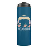 Breckenridge Colorado Retro Beer Thermosbeker (Voorkant)